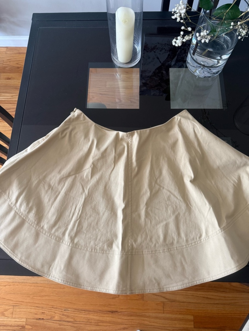 A.L.C. Beige Circle Skirt